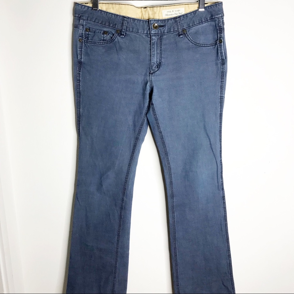 Rag & Bone Low-Rise Flare Jeans 30